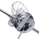 Activejet GIZEL double ceiling wall light strip chrome E14 wall lamp for living room