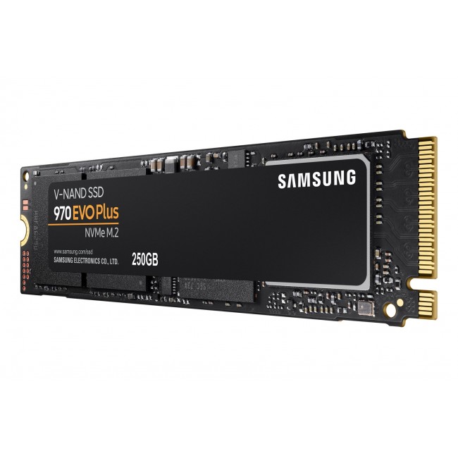 Samsung 970 EVO Plus 250 GB M.2 PCI Express 3.0 NVMe V-NAND MLC Samsung 970 EVO Plus 250 GB M.2 PCI Express 3.0 NVMe V-NAND MLC