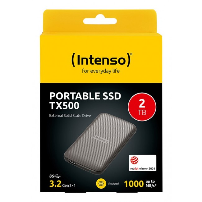 Intenso TX500 2 TB USB Type-C 3.2 Gen 2 (3.1 Gen 2) Brown Intenso TX500 2 TB USB Type-C 3.2 Gen 2 (3.1 Gen 2) Brown