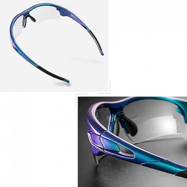Rockbros 10069 UV400 blue photochromic cycling glasses Rockbros 10069 UV400 blue photochromic cycling glasses
