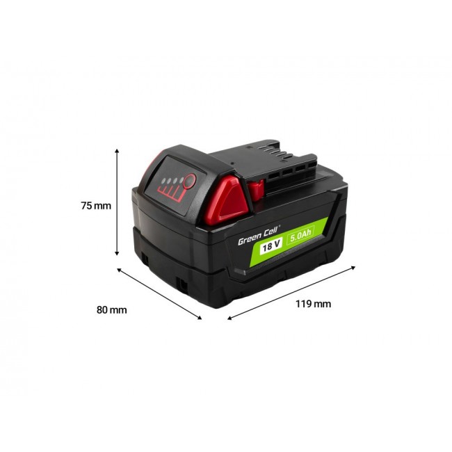 Green Cell PTML18V5 cordless tool battery / charger Green Cell PTML18V5 cordless tool battery / charger