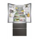 Haier FD 83 Serie 7 HB18FGSAAA Fridge-freezer, double-opening 539 l E Silver, Titanium
