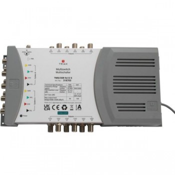Triax TMS/CKR 9x12 S satellite multiswitch 5 inputs 12 outputs