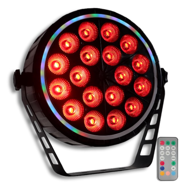 LIGHT4ME RING PAR 18 RGBW reflektor sceniczny efek