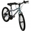 Huffy Literide Alu 20 bike, silver and turquoise (23005W)
