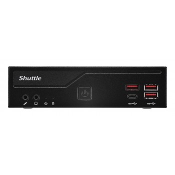 Shuttle Slim PC DB860 , S1851, 2x HDMI, 1x DP, 1x USB-C (DP), 1x 2.5