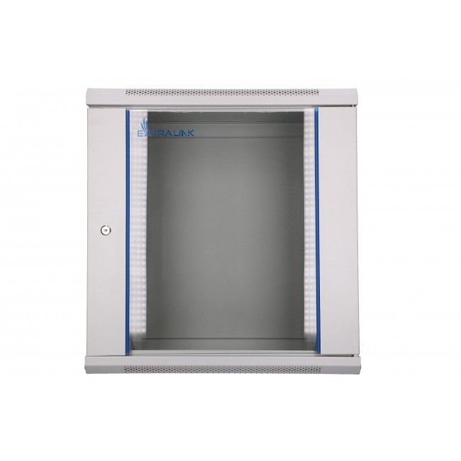 Extralink Rackmount cabinet 12U 600x450 Gray wall mounted