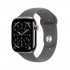 Apple Watch Series 11 GPS + Cellular 46 mm, naturalna tytanowa koperta z paskiem sportowym w kolorze kamiennej szaro ci rozmiar S/M