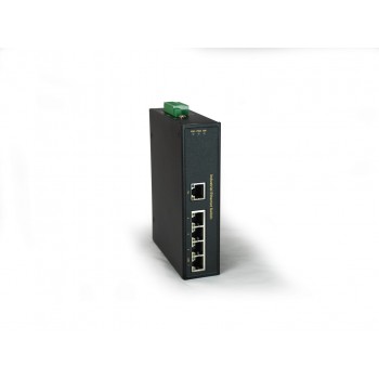LevelOne 5-Port Fast Ethernet Industrial Switch, -40 C to 75 C