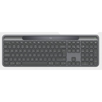 Logitech Signature Slim Solar + K980 for Business keyboard Universal RF Wireless + Bluetooth QWERTZ German Graphite