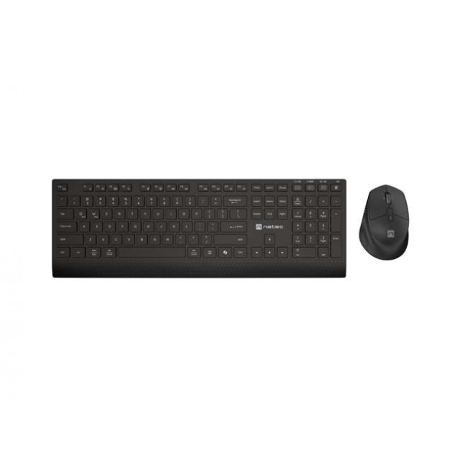2-IN-1 SET NATEC STINGRAY 2 KEYBOARD+MOUSE US WIRELESS TILT WHEEL