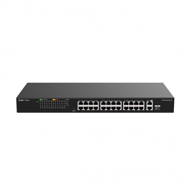 Ruijie Networks RG-ES126FGS-LP network switch Unmanaged L2 Fast Ethernet (10/100) Power over Ethernet (PoE) Black