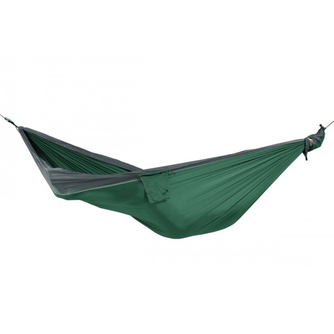 Ticket To The Moon TRAVEL HAMMOCK - Original Hanging hammock 2 person(s) Nylon Dark Green, Light grey
