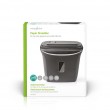 Nedis PASH120BKA4 paper shredder Strip shredding 22 cm Black