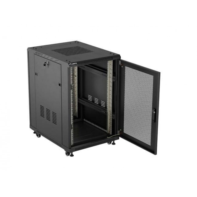 Lanberg FF01-6818-23B rack cabinet 18U Freestanding rack Black Lanberg FF01-6818-23B rack cabinet 18U Freestanding rack Black