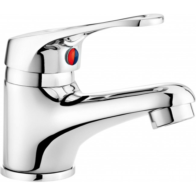 Basin mixer with automatic stopper
