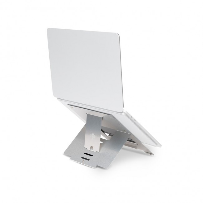 R-Go Tools Laptop stand R-Go Riser Flexible, adjustable folding laptop riser, ergonomic, Hylite aluminum, silver