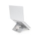R-Go Tools Laptop stand R-Go Riser Flexible, adjustable folding laptop riser, ergonomic, Hylite aluminum, silver