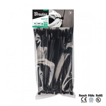 Bradas TS1188550B cable tie Black 100 pc(s)