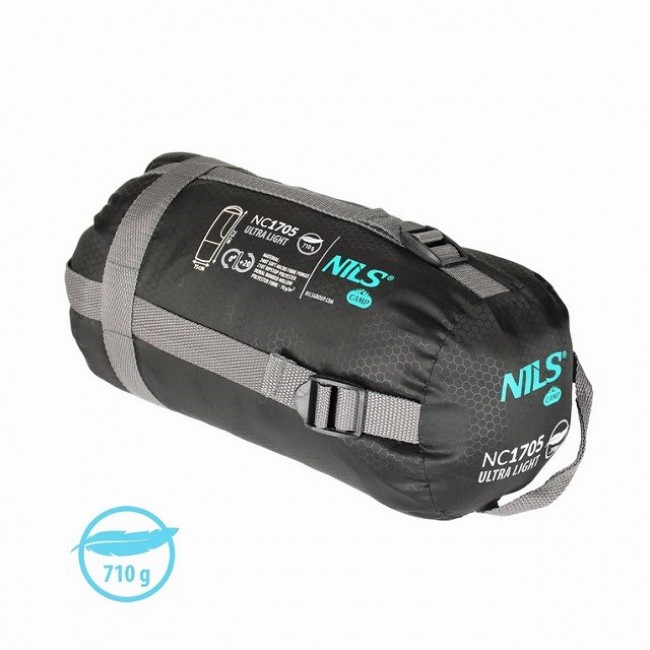 NILS CAMP SLEEPING BAG NC1705 ULTRA LIGHT BLACK MINT NILS CAMP SLEEPING BAG NC1705 ULTRA LIGHT BLACK MINT