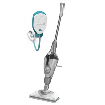Black & Decker Steam-Mop + SteaMitt Steam mop 0.5 L 1600 W Grey