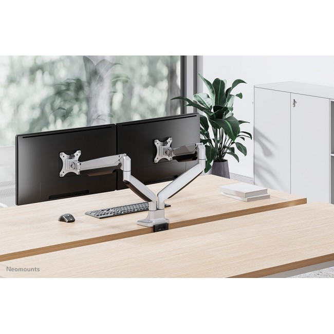 Neomounts NM-D750DSILVER Monitor arm 10-32 Neomounts NM-D750DSILVER Monitor arm 10-32
