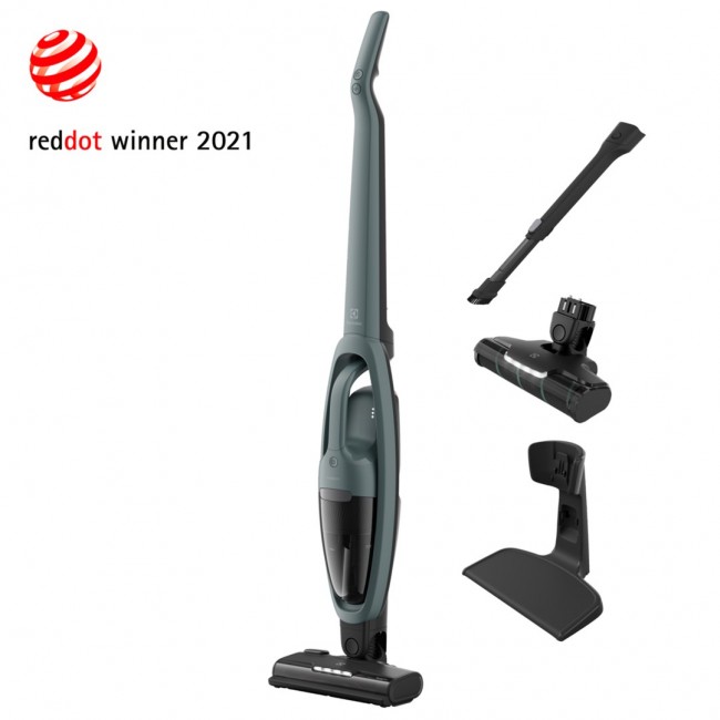 Electrolux ES52C212XN stick vacuum/electric broom Battery Dry Cyclonic, Fabric, Foam Bagless 0.5 L 0 W Green Electrolux ES52C212XN stick vacuum/electric broom Battery Dry Cyclonic, Fabric, Foam Bagless 0.5 L 0 W Green