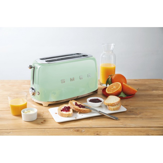 SMEG Toaster TSF02PGEU pastelgreen SMEG Toaster TSF02PGEU pastelgreen