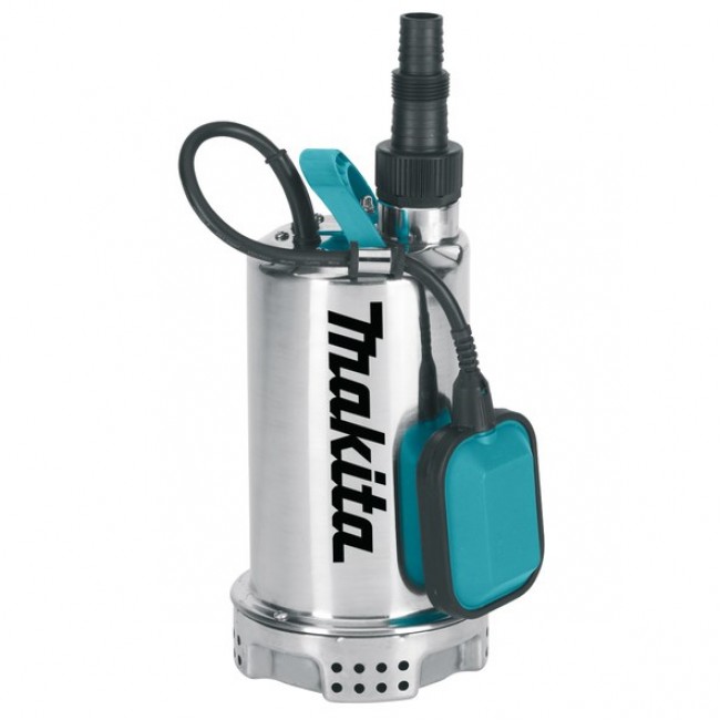 MAKITA CLEAN WATER PUMP WITH FLOAT 1100W 250 l/min INOX PF1100