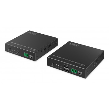 HDMI 4K/60Hz extender with KVM USB over IP