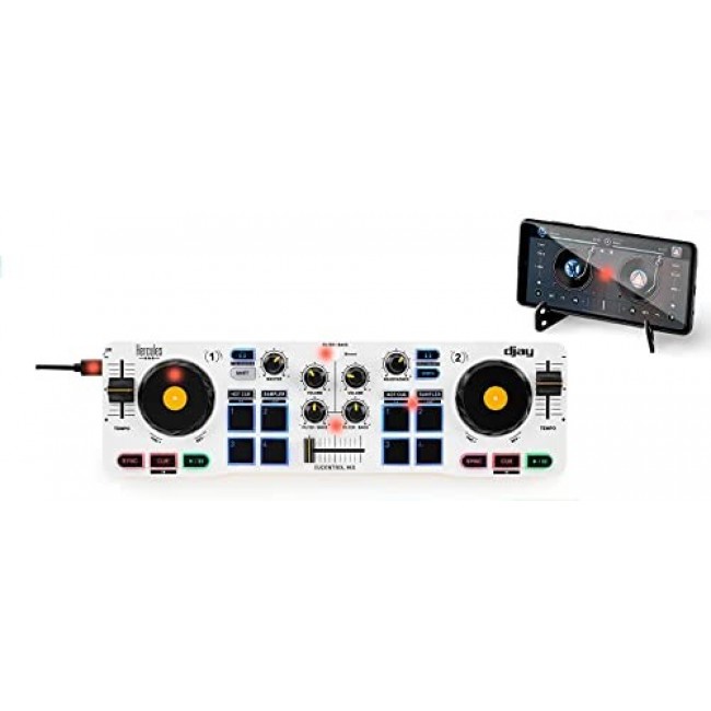 Hercules 4780921 DJ controller 2 channels Black, White, Yellow