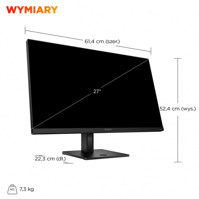 HP OMEN 27 inch QHD 180Hz Gaming Monitor - 27q G2