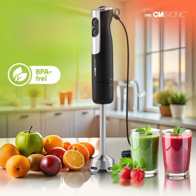 Clatronic SM 3825 Immersion blender 800 W Black, Stainless steel Clatronic SM 3825 Immersion blender 800 W Black, Stainless steel