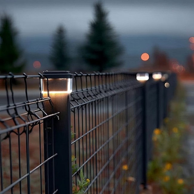 GreenBlue Solar LED Pole Light, 60x40mm, Envelope-shaped Canopy, 3200K, GB125 WW