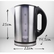Adler AD 1216 electric kettle 1.7 L Black,Silver 2200 W Adler AD 1216 electric kettle 1.7 L Black,Silver 2200 W