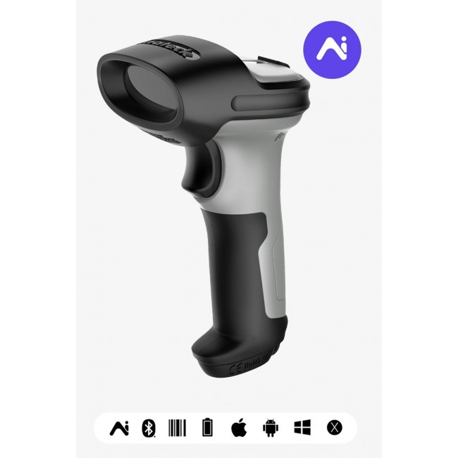Inateck BCST-70-AI Handheld bar code reader 1D Laser Black, Grey
