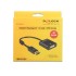 DeLOCK 62599 video cable adapter 0.2 m DisplayPort DVI-I Black