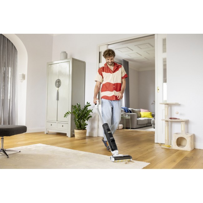K rcher FCV 3 vloerreiniger 2-in-1 stick vacuum Battery Dry&wet HEPA Bagless 160 W White