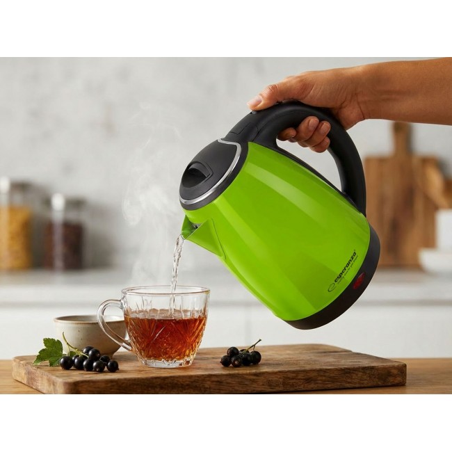 Esperanza EKK113G electric kettle 1.8 L 1800 W Black, Green