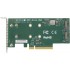 Supermicro AOC-SLG3-2M2 interface cards/adapter Internal M.2