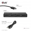 CLUB3D Quad DisplayPort Hub 4 x 4K Resolution @ 30Hz, MST Support