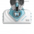 Black & Decker BHSM166DSM steam cleaner Steam mop 0.5 L 1600 W Aqua colour, White