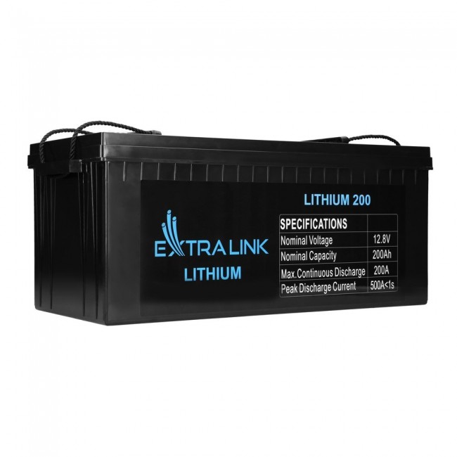 Extralink Accumulator LiFePO4 200AH 12.8V, BMS Extralink Accumulator LiFePO4 200AH 12.8V, BMS