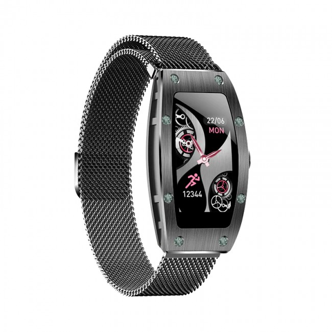 Kumi K18 Svarovski smartwatch black Kumi K18 Svarovski smartwatch black