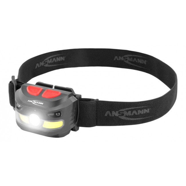Ansmann HD250RS Black Headband flashlight COB LED Ansmann HD250RS Black Headband flashlight COB LED