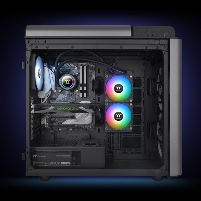 Thermaltake TT TH240 ARGB Processor All-in-one liquid cooler 12 cm Black 1 pc(s) Thermaltake TT TH240 ARGB Processor All-in-one liquid cooler 12 cm Black 1 pc(s)