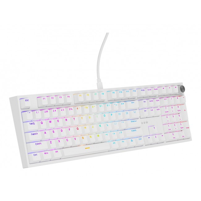 GENESIS THOR 404 keyboard Universal USB QWERTY English White GENESIS THOR 404 keyboard Universal USB QWERTY English White