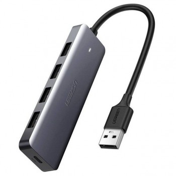 Ugreen Hub 4-in-1 USB-C Adapter to 4 USB 3.0 + USB-C Grey