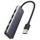 Ugreen Hub 4-in-1 USB-C Adapter to 4 USB 3.0 + USB-C Grey