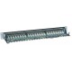Intellinet Patch Panel, Cat6, FTP, 24-Port, 1U, Shielded, 90 Top-Entry Punch-Down Blocks, Black